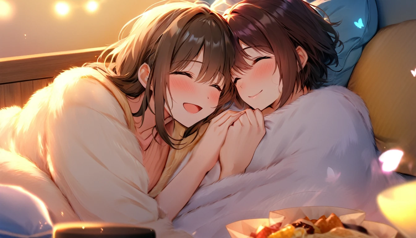 (highres:1.2),(HDR:1.1),pov shot, chilling, cute girlfriend, cozy atmosphere, soft lighting, relaxation, movie night, snacks, laughter, comfy cushions, warm blanket, intimate conversation, gentle caresses, joyful smiles, tender moments, fond memories, bonding time, romantic atmosphere, romantic comedy movies, magical ambiance, playful teasing, affectionate cuddles, happy togetherness, humorous banter, loving glances, gentle whispers, shared secrets, happiness, serenity, sweet affection, heartwarming connection, ease and comfort, blissful companionship, butterflies in stomach, unwavering support, soulful connection.