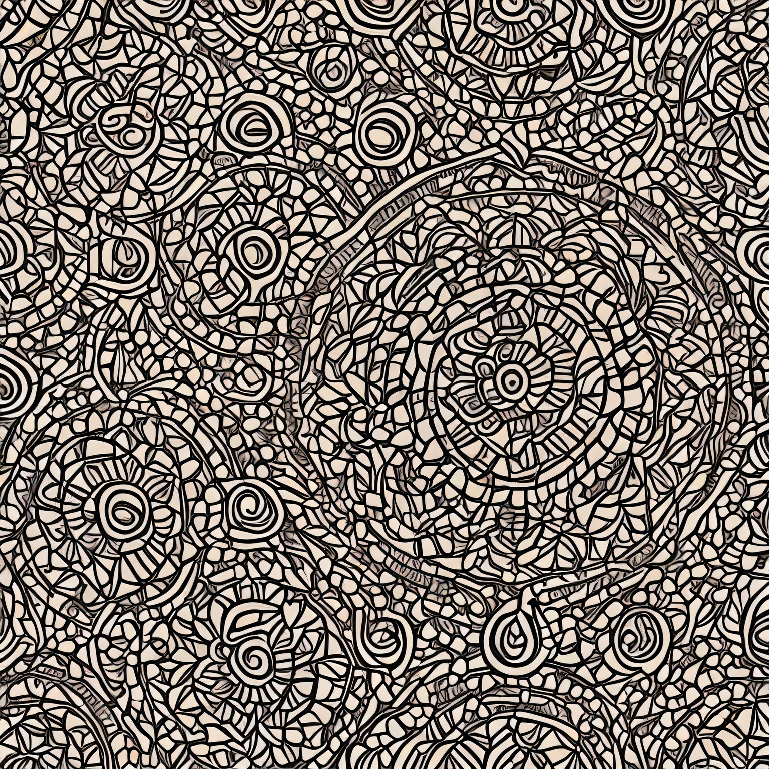 A mandala of an elephant with blocky geometric designs;