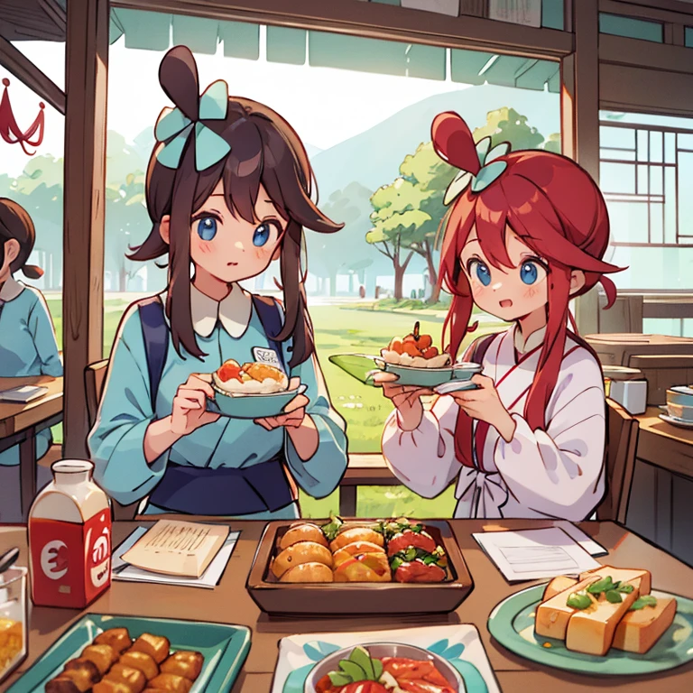 Girls on a food trip to Korea