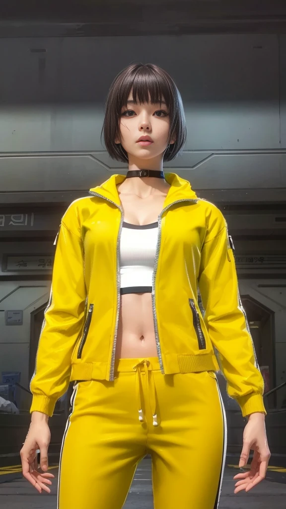 Anime,1 man, girl Korea, Short hair, beautiful , 8k quality,