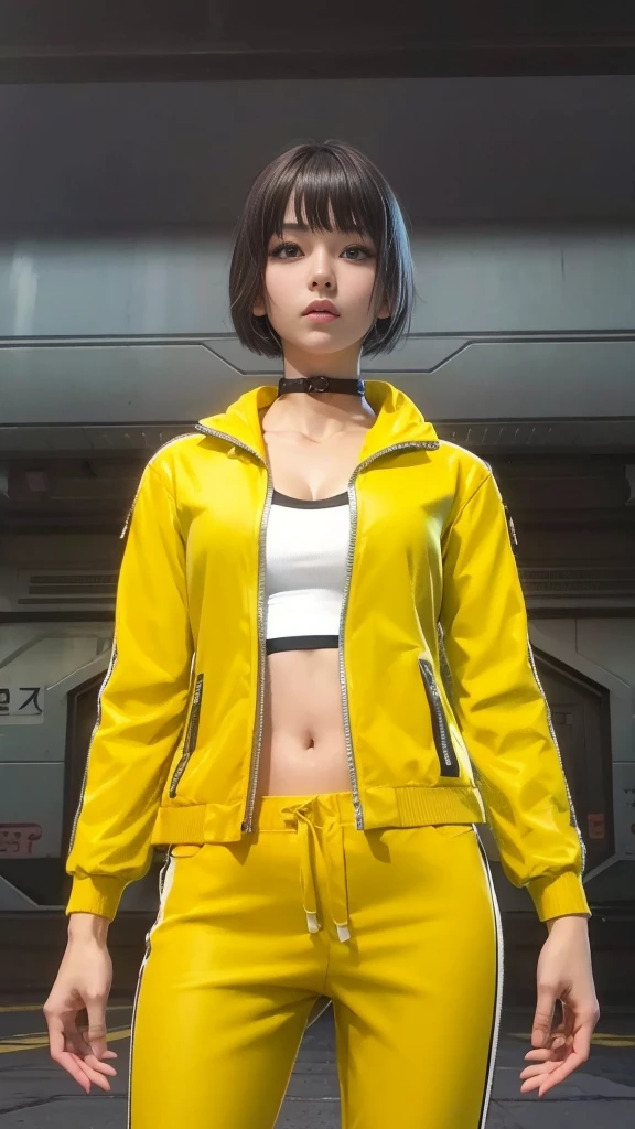 Anime,1 man, girl Korea, Short hair, beautiful , 8k quality,