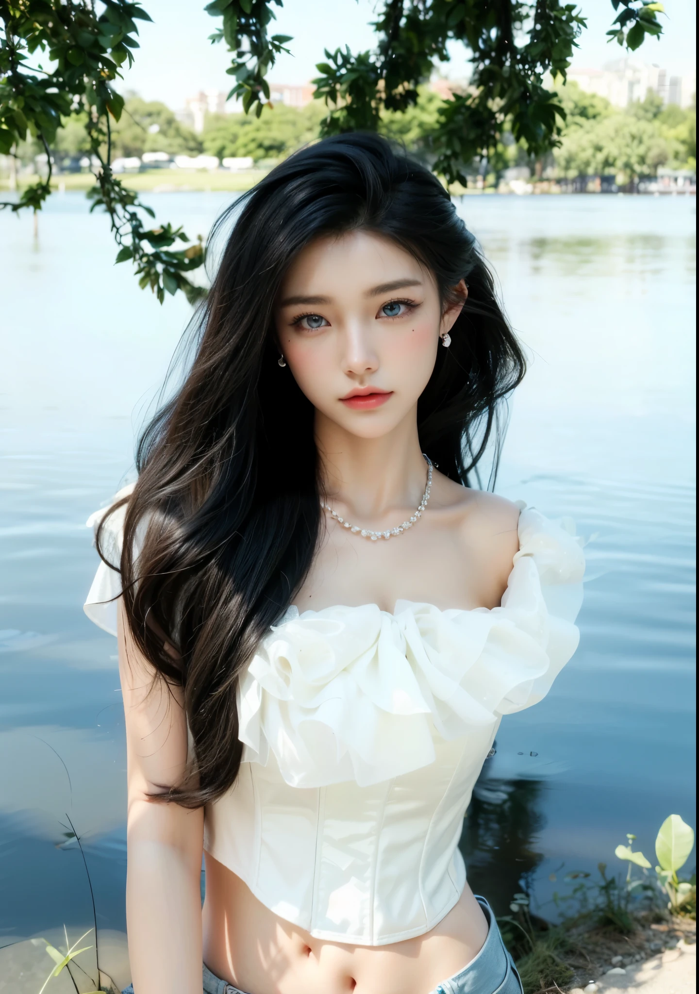 Game Art,Best image quality,Maximum resolution,8k,(A half-length photo),(portrait),(Head close-up),(Rule of Thirds),Unreal Engine 5 rendering works,20 year old girl,((Queen)),The eyes are very detailed,(Large Breasts),Elegant and noble,Movie Lighting,Ray Tracing,Game CG,((3D Unreal Engine)),OC rendering reflection mode,4K,Ultra-clear,Sensual,Translucent lace,Fair and plump figure,Pretty Face,Glossy Gel Coat,身着华贵礼服的Queen,Crystal Gem Crown,Necklace jewelry,blue eyes,Black tattoo(whole body),The tattoo is very three-dimensional,Gorgeous and intricate tattoo designs,Ultra-clear portrait,Sexy thick lips(Red lipstick),Tattoos,The facial details are very delicate,Hands behind your back,beautiful scenery