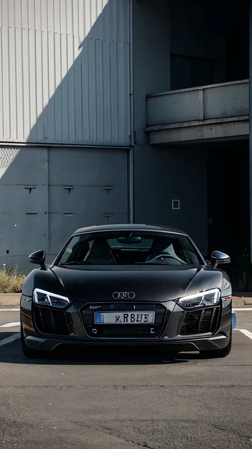 audi r8 En face d un circuit automobile dans le sud de la France