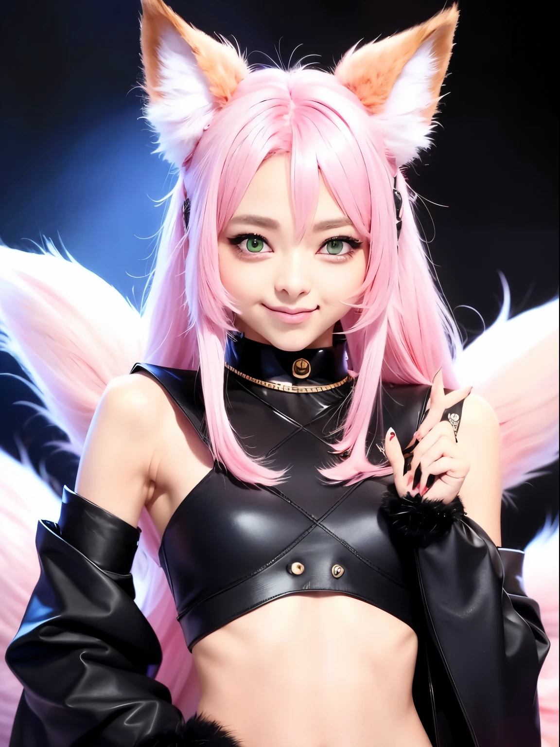 (fluffy anthro furry:1.3),  1girl, solo, hair, fox, fox ears, furry, nahida (genshin impact),cross-shaped pupils, green eyes,(ponytail, pointy ears:0.6),best quality,masterpiece,a very delicate and beautiful , (one cute girl at the center:1.2), (solo:1.3), nahida (genshin impact), cross-shaped pupils, (ponytail, pointy ears,:0.6) ,cowboy shot,hands behind back,two hands,fluffy fox tail,