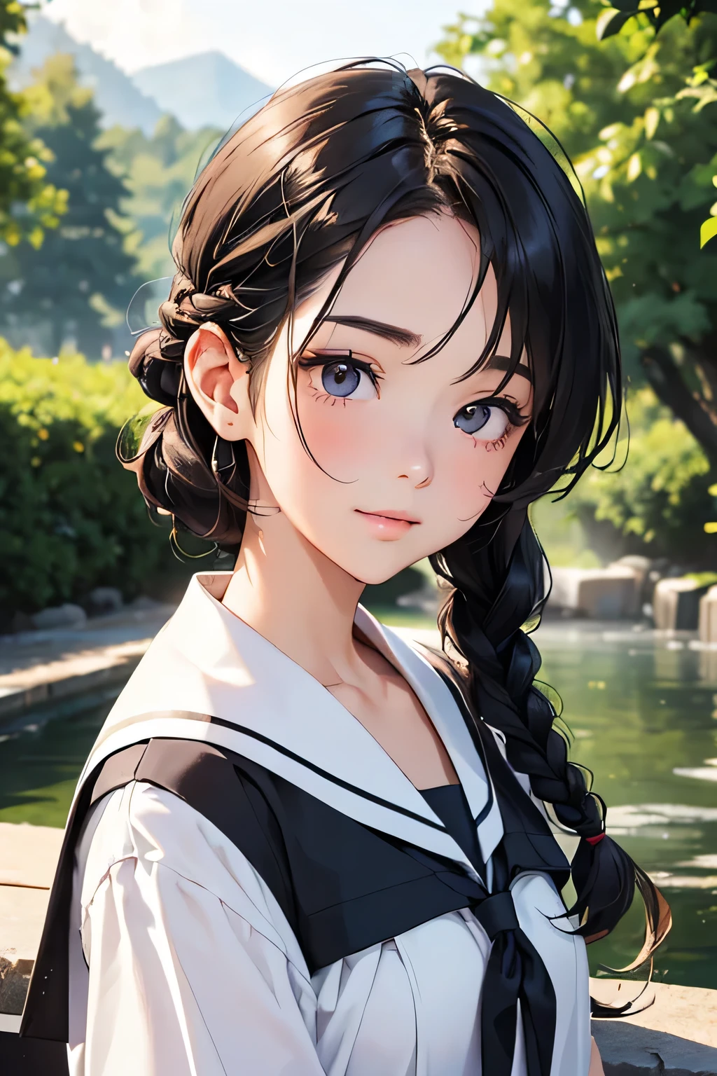 highest quality、High resolution、Detailed Background、(Beautiful face in every detail:1.4)、Anatomically correct、(Draw the usual number of fingers:1.2)、(Detailed facial expressions)、(Detailed eyes:1.2)、(Detailed eyes:1.2)、Beautiful, smooth skin、age beauty、(Highly detailed face:1.4)、cute hair color、Brown Hair、Black Hair、Bobcut、ponytail、Braided long hair、Wavy Hairstyle、well-groomed eyebrows、Perfect body line、White Sailor Suit、Light blue sailor collar、Checkered pleated skirt、School Cardigan、White Stockings、School trip、A big smile、Cute gestures、
(Two girls taking a selfie with a tourist spot in the background on a school trip:1.5)、
Famous hot spring areas include Hakone and Kusatsu.、Dogo Onsen and others、
The scenery of the hot spring town will definitely be a memorable part of your school trip.、cute