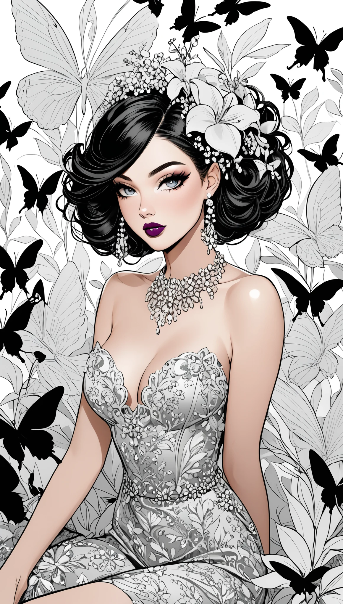 artist by Megan Hess,1girl,