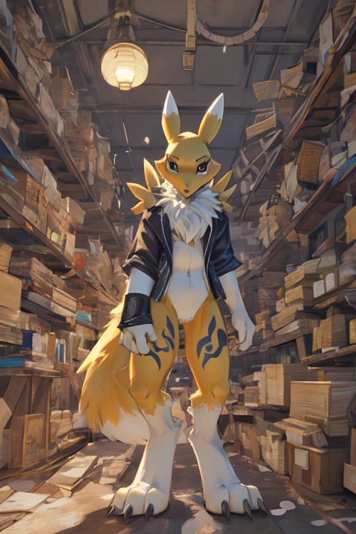 ((best quality)), ((masterpiece)), (detailed), cartoon, renamon