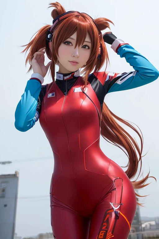 Lovely nature, asuka Cosplay costume, Cosplay, Plug Suit, Bodysuits, hair ornaments