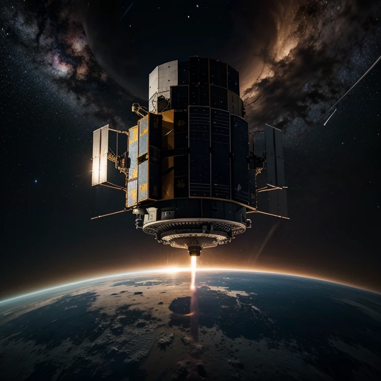 Make an overall patch for a nanosatellite launch mission to Leo orbit called fortalesat