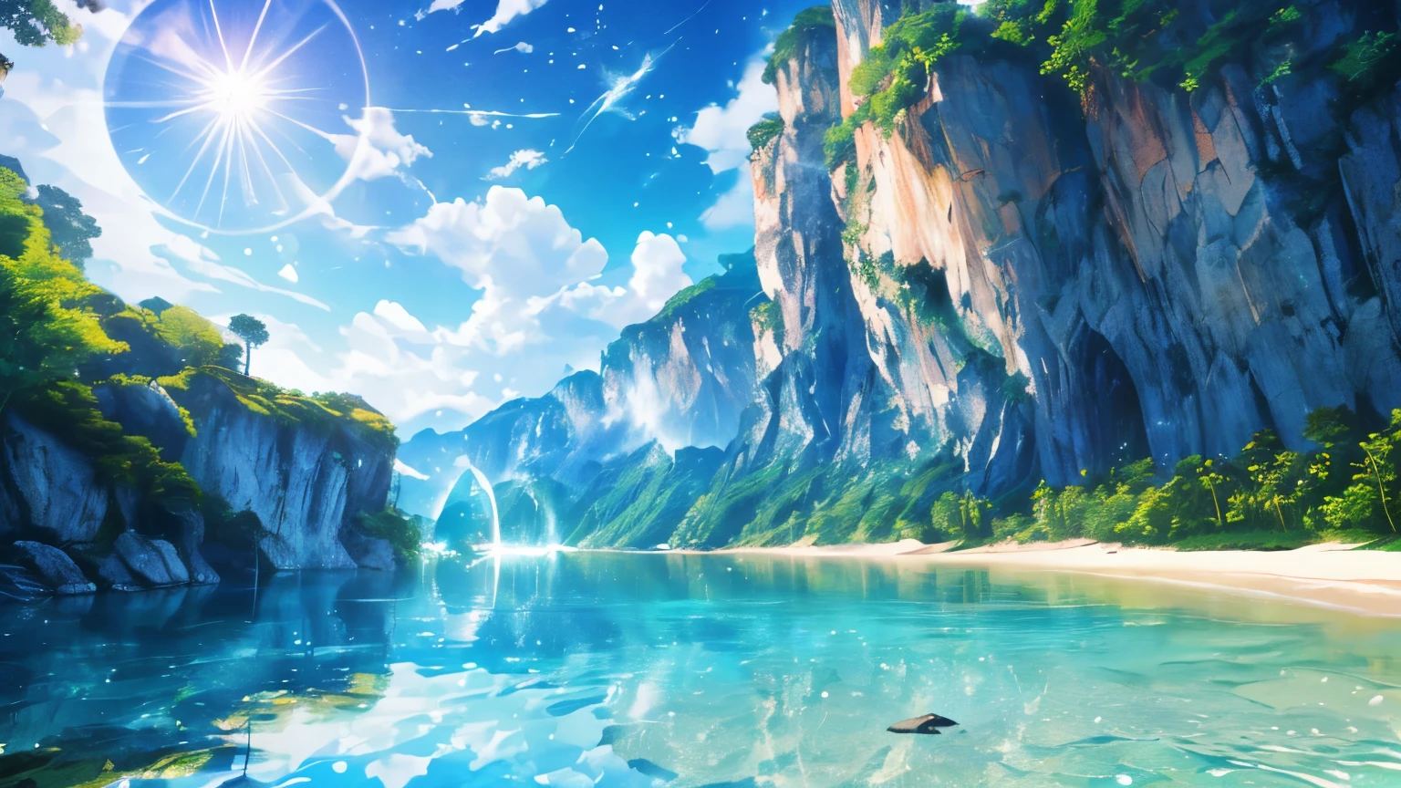 (logo、wonderful、8k、Tabletop、RAW Photos、wonderful、最high quality、PhotoGenuineistic and Very detailed、CG、high quality、Very detailed、Narrative poem、Particle Effects、Dynamic Effects、Text Boundary Depth、Cinematic Light、Lens flare、Ray Tracing、Tabletop、Genuine、Ultra HD、Fantasy)、Beautiful Water、Splash、Water flow、Water swell、Great beauty、The beauty and brilliance of crystal clear green water、The tranquility and beauty of water、wonderfulWind view、Beautiful natural water、green、Wind、wonder、wonderful