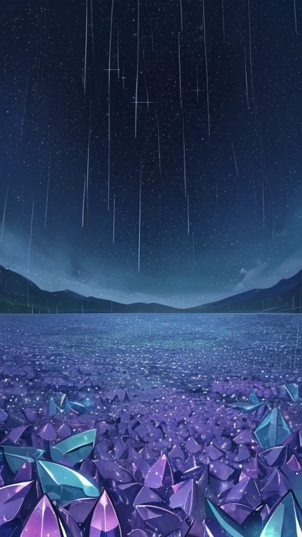 A sea of jewels scenery night No people needed cute Rain of Gems