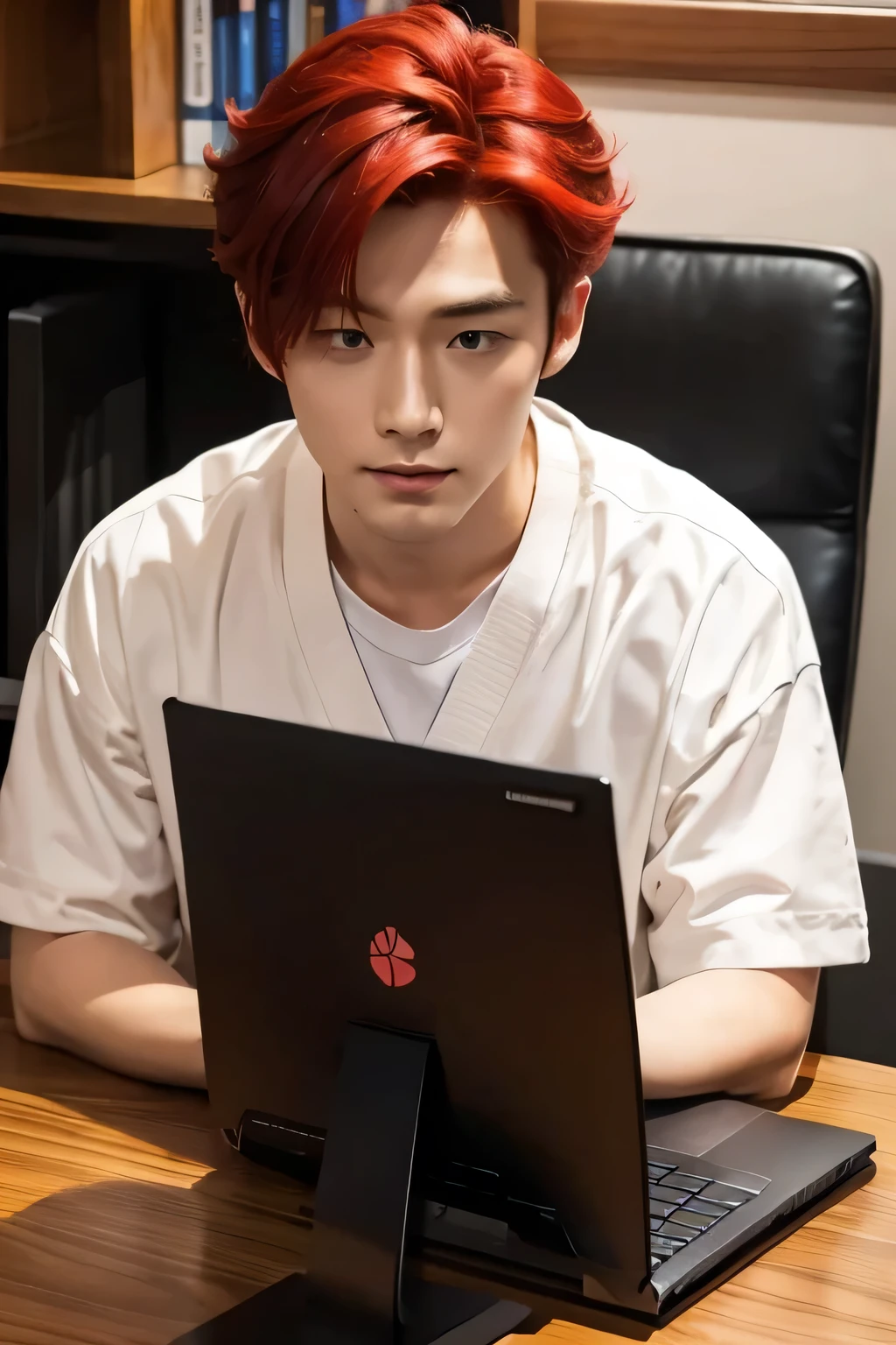 Handsome、computer,Japanese、Red hair,one&#39;s home,Side job,male、Mature