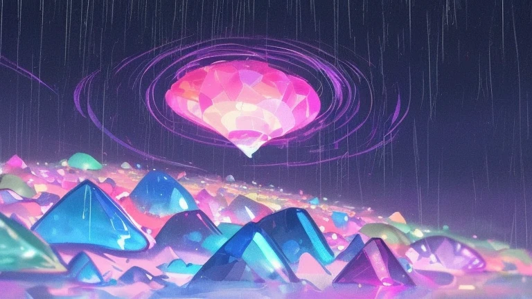 Rain of colorful gems universe scenery No people Dream Cute dawn