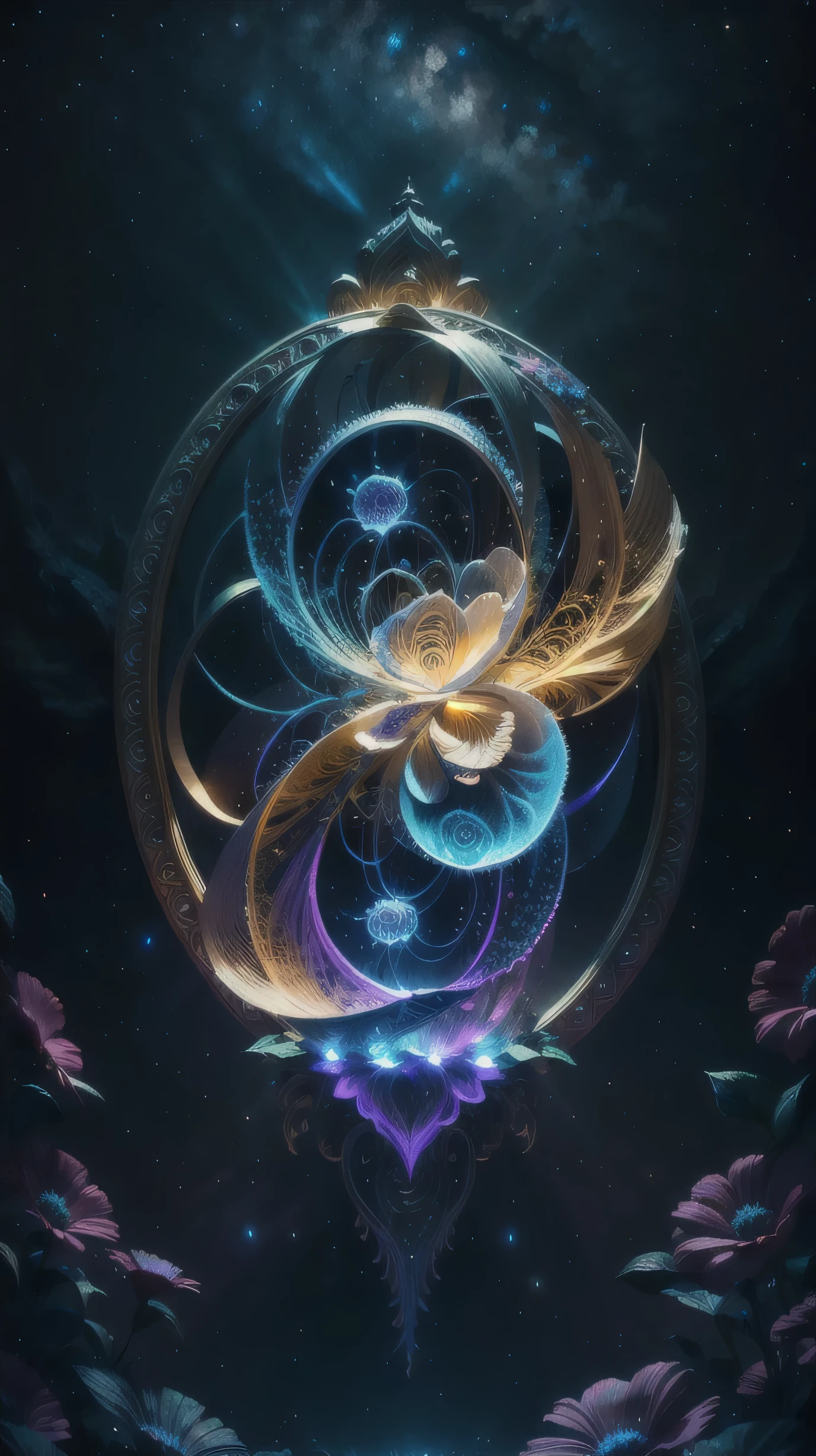 Highest image quality, ultra high definition, masterpiece, flower of life, Enlightenment, light and shadow, particle light, particle special effects, Bioluminescence, beautiful romance, beautiful, dream highest quality, ultra high definition, masterpiece, exquisite CG, exquisite details, rich picture layers, beautiful, perfect details, best quality, highest image quality, high resolution, high definition, 16k, 8k, UHD, HDR, HD,--v5,--ar