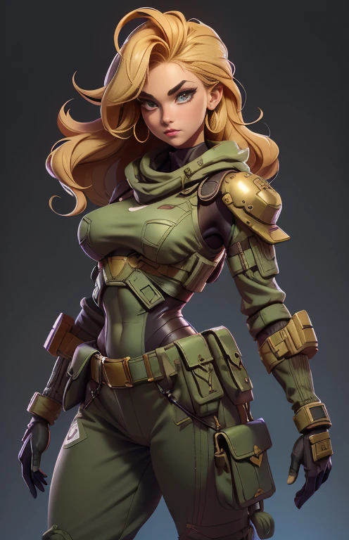 11:23(((Best quality at best: 1.4))),(Unparalleled tmasterpiece), (hyper HD),(Hyper-realistic 8k CG)、(golden hair)(Cross one hand at waist) ((( body))), (((1 girl in))), 25-year-old American soldier with perfect body,,Beautiful and well-groomed face,muscular body:1.2,Solid royal blue jacket with details, (Pictures from head to thighs), Complex equipment, long trousers,The clothes inside are dark, ),Gorgeous and fearless female warrior, fit and muscular body, military shirt, shoulder, 深golden hair, tattooed arms, Full detail on the face, high detal, actual, Photoquality, high high quality, (photoactual:1.4), The content is very detailed, tmasterpiece, high high quality shadow,