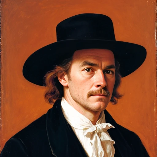 an Dutch man beautiful, focus face
