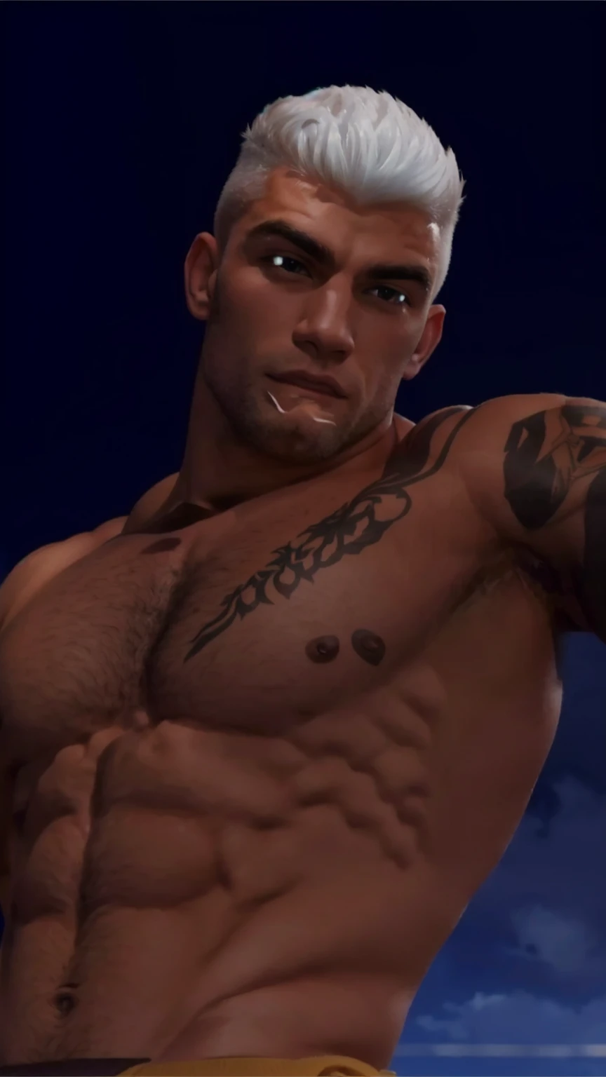 handsome man , big muscle ,white ,4k wallpaper