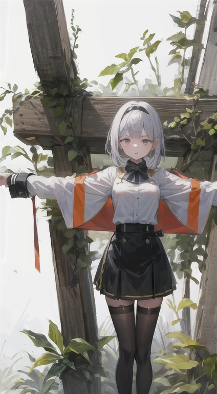 masterpiece,One girl,alone, Crucifixion