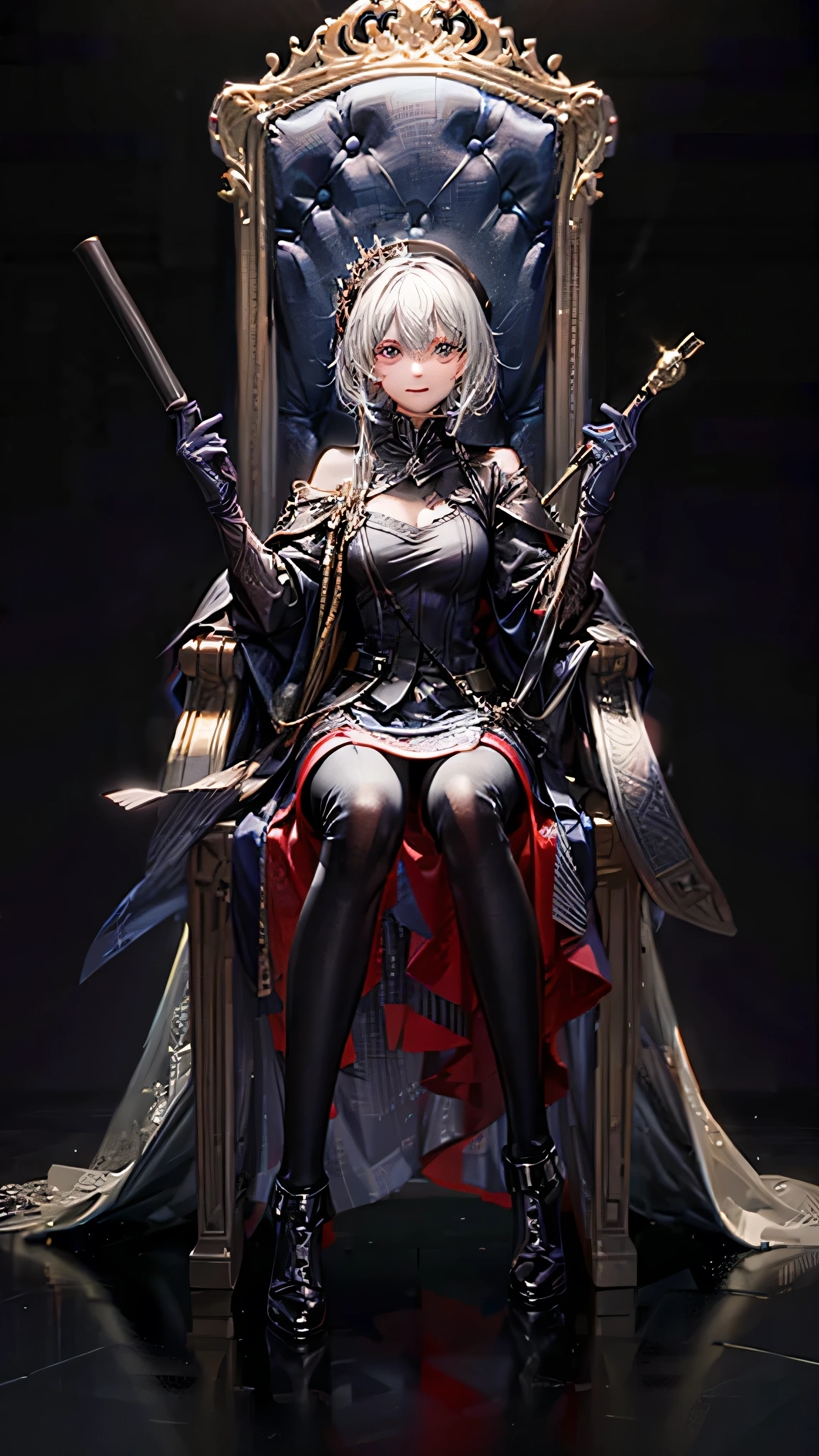 Tactical exoskeleton sits on the throne