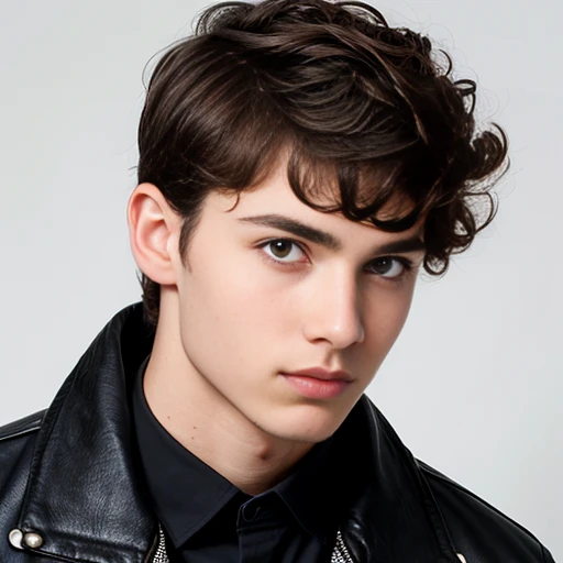 young badass jew  man focus on face