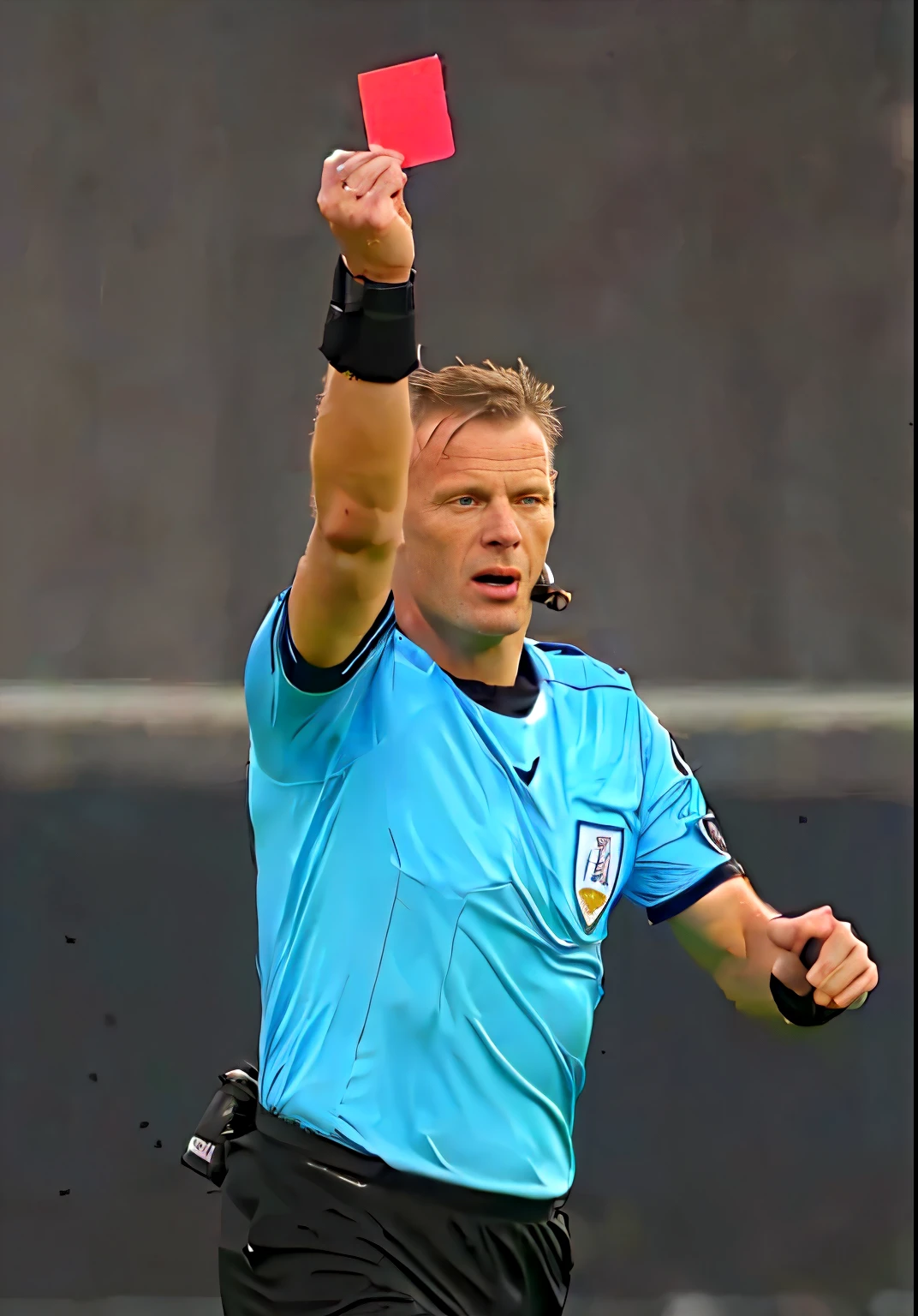 referee showing red card to referee during soccer match on field, godes, mark van haitsma, stefan koidl, shocking, pranckevicius, egypt, martin mottet, wonderful masterpiece, official, sascha schneider, by Jan Asselijn, by Emanuel Witz, sebastian kruger, marco bucci, alexey egorov