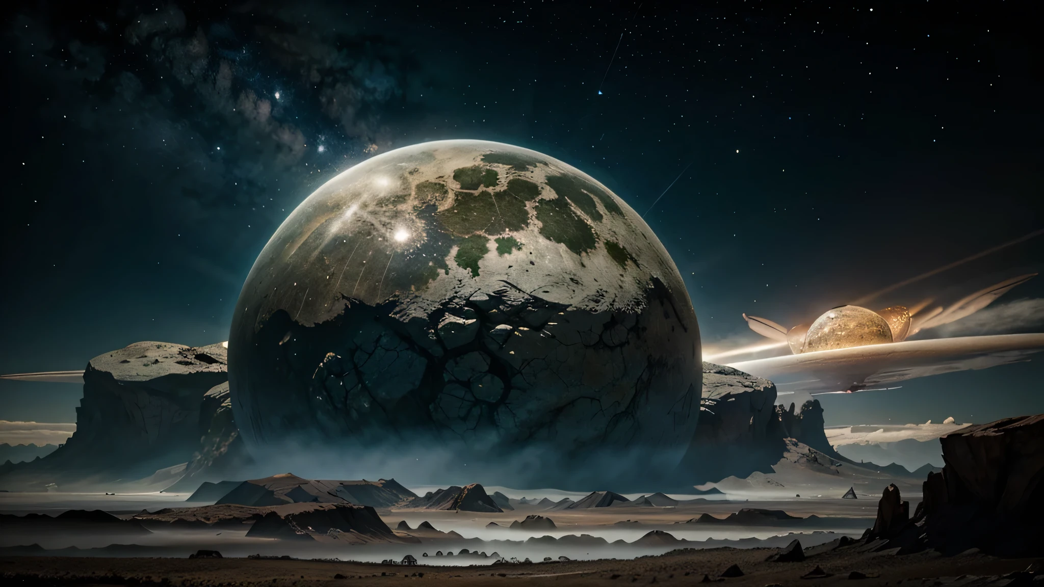 Fantasy alien planet