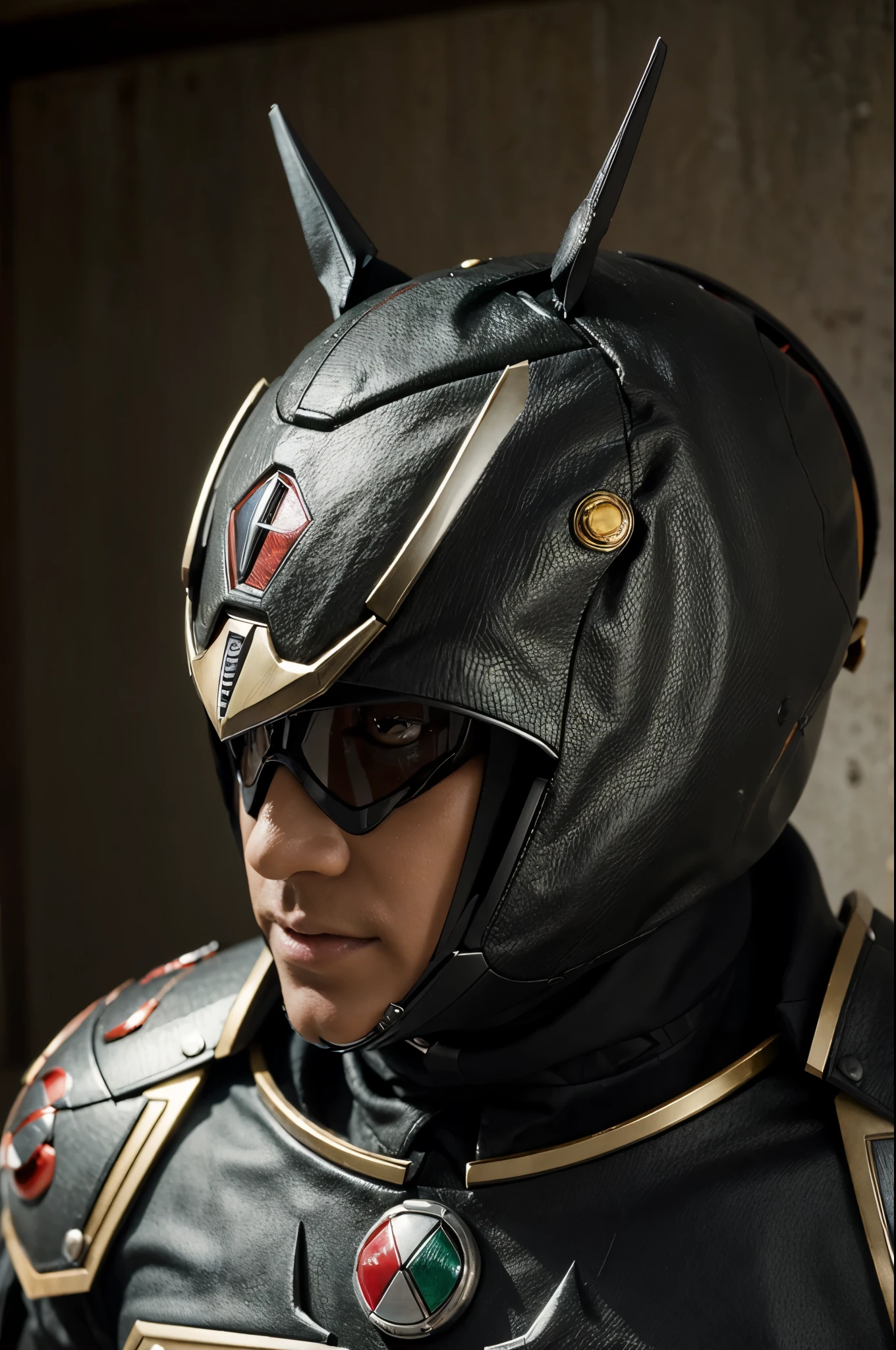 ((best quality)), ((masterpiece)), (detailed), Kamen Rider kabuto , capacete realista inspirada em animais