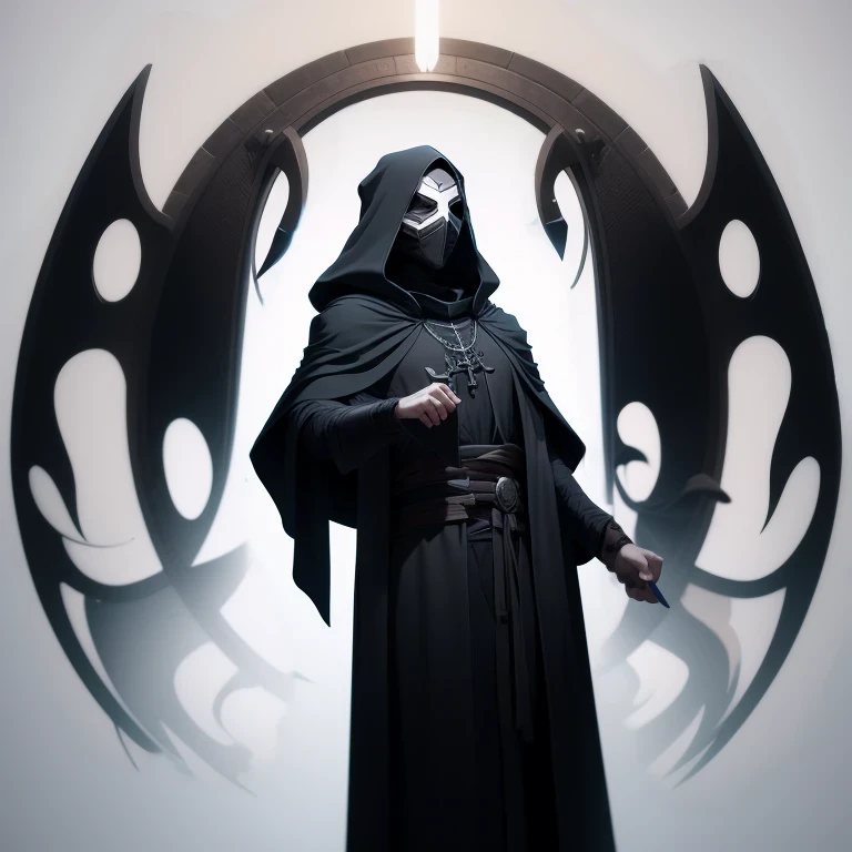 white mask