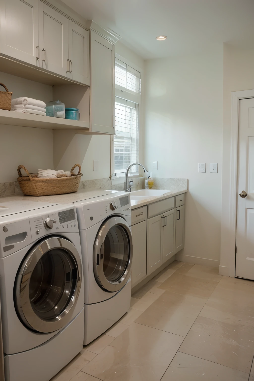 design de interiores, modern and contemporary laundry room