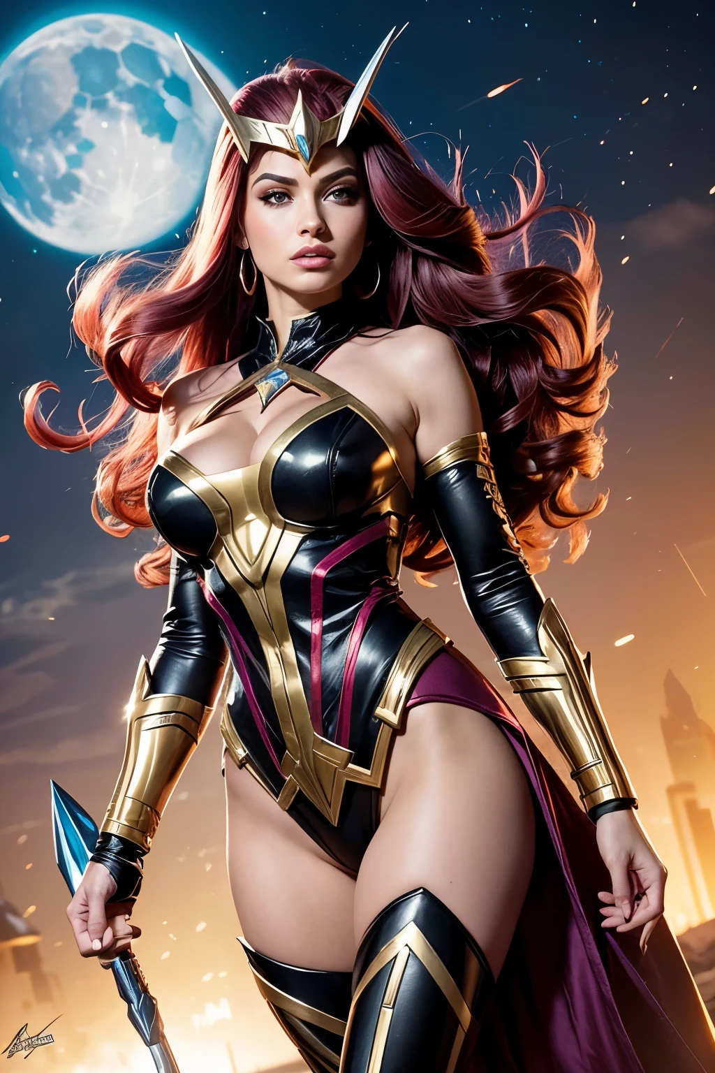 RAW, Best quality, high resolution, masterpiece: 1.3), Fusion of Transformers, She-Ra, and DC Comics Vixen, Long shoot, Female Mech, Sleek
Masterpiece: 1.3, A breathtaking fusion of Transformers, She-Ra, and DC Comics Vixen comes to life in this long shoot. The female Mech, with its sleek design and smooth curves, is a marvel to behold.
Transformers meets the magical world of She-Ra, and DC Comics' powerful sorceress Vixen, in this stunning fusion creation. Long shoot session captures every detail of