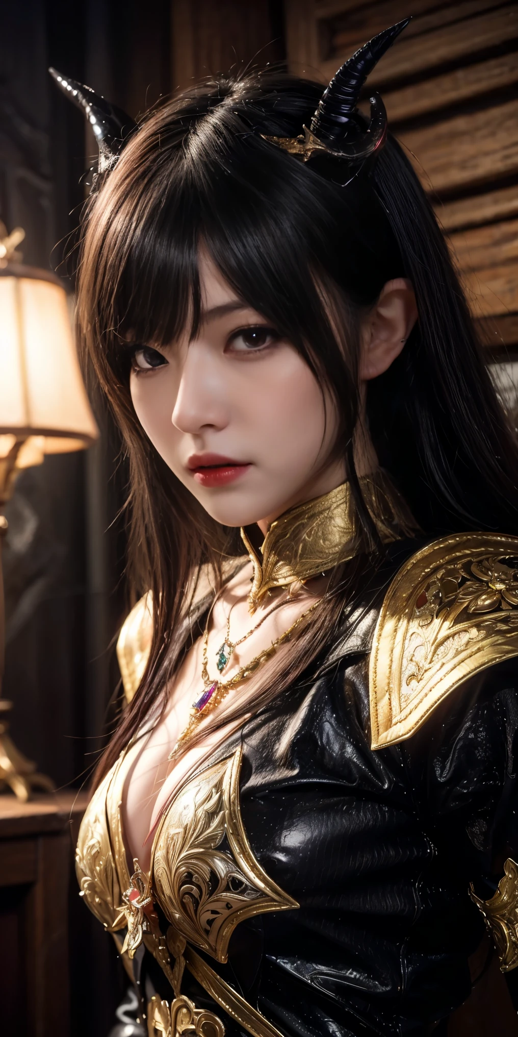 Are you okay、(Best illustrations)、8k resolution、Intricate details、最high quality、Realistic、Ultra-detailed、Best lighting、Best Shadow、Soft lighting、Ultra HD、Dungeons and Dragon、Dungeons、Devil's Daughter Tentacle Sex, (Lots of alien tentacles:1.2), Torn, excessively, tears, Detained, (Multiple Inserts:1.2) 、Necromancer、night、magic、Dark Style、Succubus、Devil's Daughter、Bat Wings,(((Devil horns)))、((((Black-rimmed round glasses))))、(((Huge boobs)))、Devil's Tail、(Red eyes glow:1.6)、masterpiece、Beautiful Face、Tyndall effect、Photo Real、(High Definition Skins:1.2)、8KUHD、Digital SLR、high quality、picture、High resolution、 Absurd、Ponytail Distortion、The optimal ratio is four fingers to one thumb、最High resolution、1 girl、hair ornaments、necklace、gem、Beautiful expression、Body Up、Big breasts are important、Tight waist、Wide ass、Tyndall effect、Photorealistic、(High Definition Skins:1.2)、