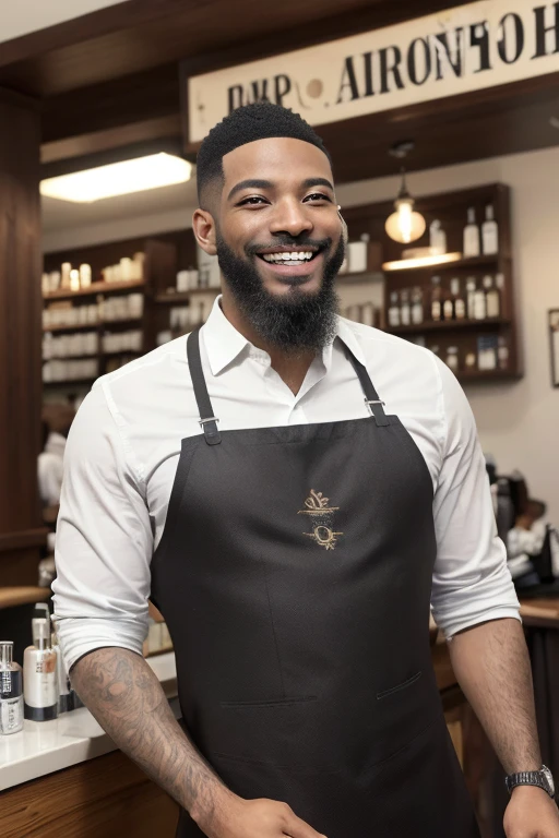 ((melhor qualidade barbearia )), ((work of art persuasion in sales black ethnic men, banco ,asian different laughing happy cut hair)), (detalhado a barbearia e o barbeiro), vendas barbeiro 
