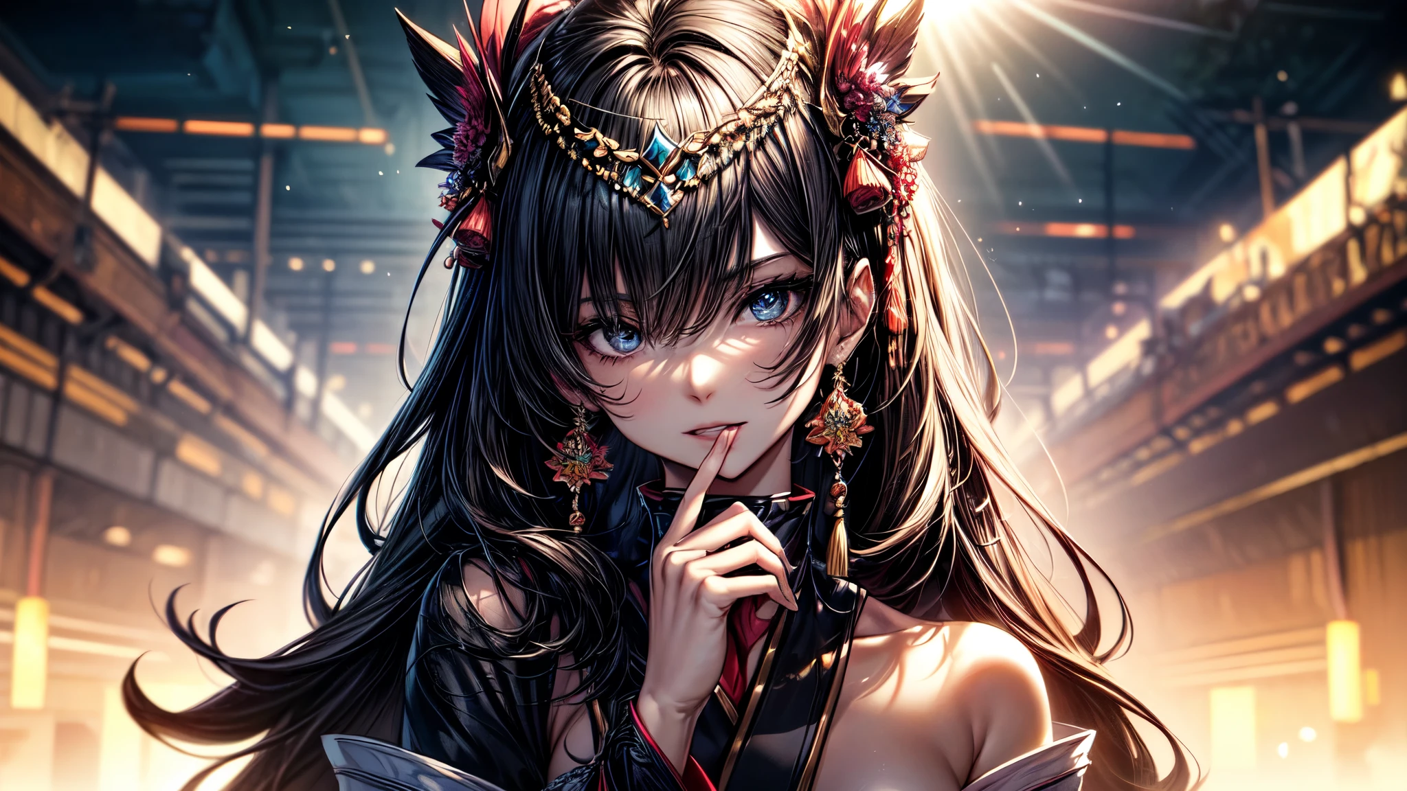 Focus on the person. We create and express the best shining composition of the person. ((Masterpiece)), (((Highest Quality)))), ((Super Detail)), (Ultra Realistic), (Highly Detailed CG Illustrations), (Very Delicate and Beautiful), Masterpieces of Beautiful Girls, Best Quality, Real Skin, Realistic Fabrics, Real Textures, Japan People, Realist Illustrations Focusing on Girls with Real and Ultra-Detailed Eyes in the center front. This is the absolute rule, and the following sentence expresses the image quality. It is the greatest masterpiece in the history of the class of Inuitsuki Ichigo, in which the owner of the greatest painting talent in human history met an unparalleled beauty and risked his life to depict the most beautiful figure. Create stunning anime artwork that is currently trending on seaStation, showcasing exquisite beauty and captivating aesthetics. "What we see before our eyes is an unparalleled beautiful girl who transcends time and space, and although she comes from a modern Japan, her beauty and presence lie ahead as if she came from another world," she says, with a wealth of motifs that skillfully combine modern fashion with traditional Japan beauty.
Her distinctive features are highlighted by large, bright eyes that look like birds that never stop singing, delicate and fine skin, and tightly closed mouth. It is the result of a wonderful fusion of art, and its beauty cannot be expressed in words.
She is but has a natural seductive and seductive body line, and her proportions are perfect. Like a sandy beach shining in the sun, its appearance radiates both visual appeal and emotional appeal at the same time. Her attire reflects contemporary fashion, with sophisticated designs and colorful patterns expressing her rich inner self. Each ornament and accessory is considered to be even more of her personality and beauty.
Her hands feel delicacy and strength, like the work of artist Guido Daniele. One of her palms and fingertips expresses the colors a