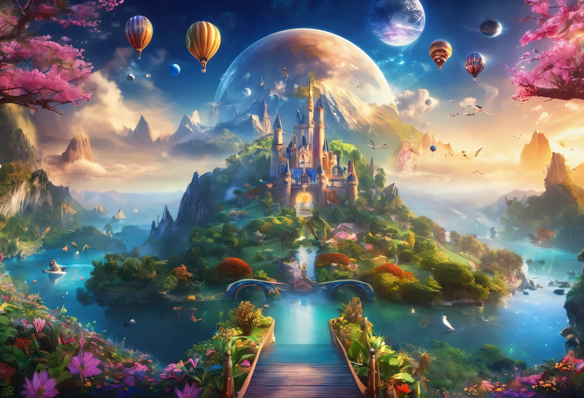Magical world, wonderful, perfect, ((masterpiece, highest quality, 8K))