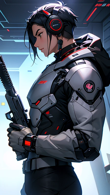 Cybernetic gun profile design