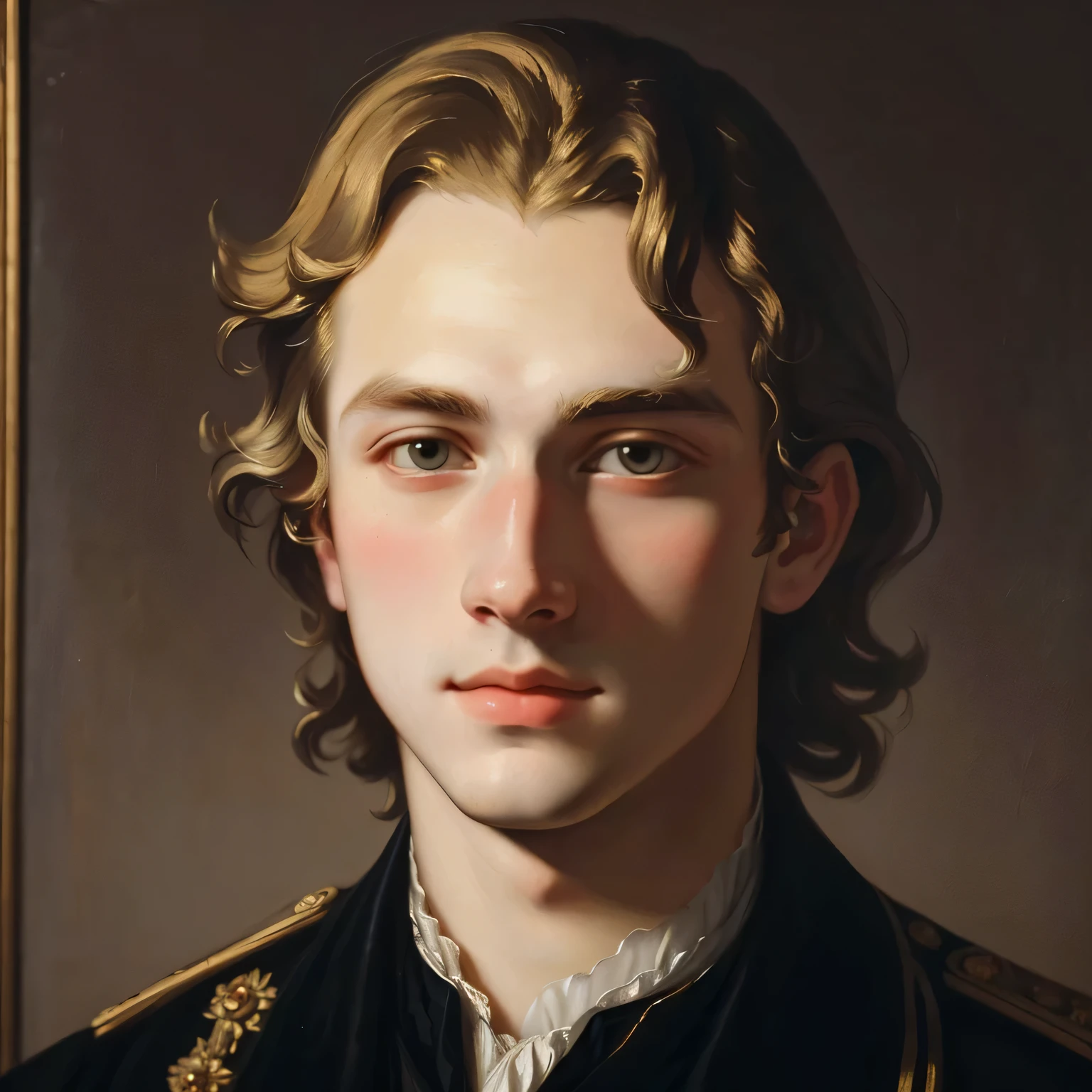 18th century painting, 18th century oil painting portrait, 18th century oil painting filter, young man, young dutch prince