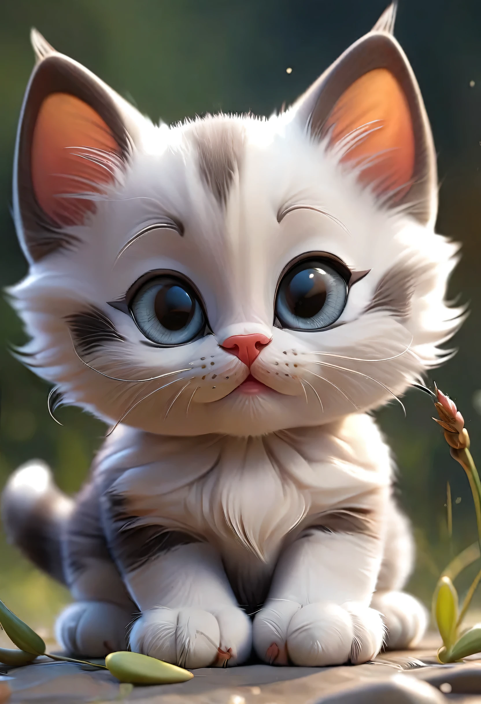 a cute kitten