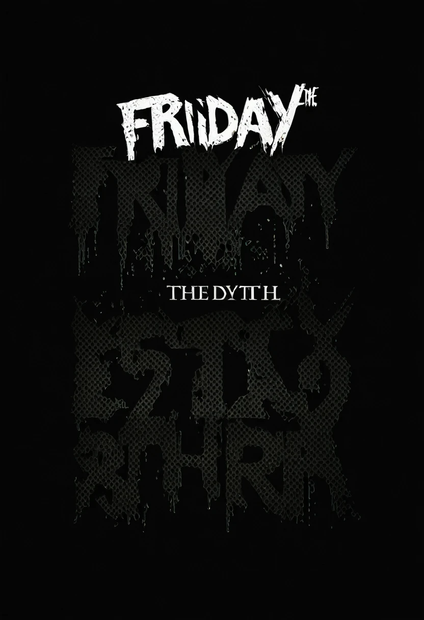 ("Friday the 15th" text logo:1.1) ,  film poster, cinema poster, 8k uhd, dslr, soft lighting, high quality, film grain, Fujifilm XT3, full body portrait, 