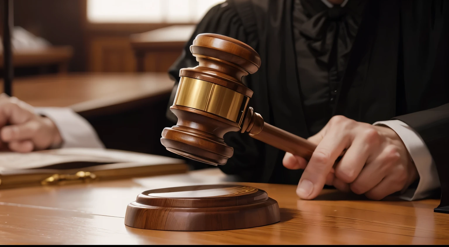 ((Best quality)), ((masterpiece)), ((realistic cartoon)): Council chamber, Court room, Antitrust Trial,attorney room, judge hammering, epic. The scene is set in a thematically rich environment, in a court room ambiance. The court room crafted with a cinematic touch, casts a spellbinding glow, emphasizing the aura surrounding them. Every element of this masterpiece is carefully designed to create a sense of realism and immersion. The mesmerizing effects of his trial, and the level of detail in his weathered face all contribute to a captivating visual experience. This artwork is presented in stunning UHD resolution, allowing you to appreciate every nuance and intricacy in breathtaking detail. Room view, scenic, masterpiece,mtg art,magic the gathering art.