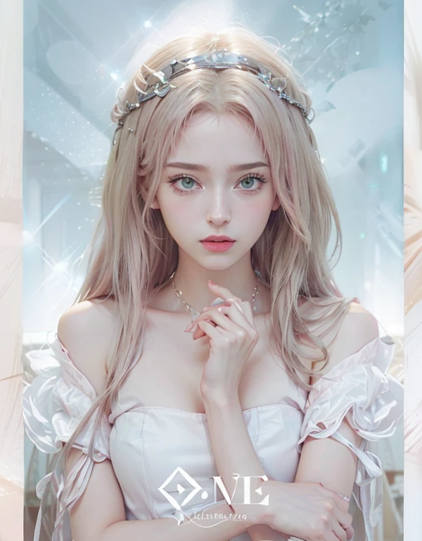 young woman, short shoulder-length pink hair, wide forehead, porcelain skin, pink eyebrows, big emerald green eyes, buttoned nose, full lips, heart-shaped face, slender body, small breasts, red tank top, Sakura Haruno , realistic, realism, details, 3d, well detailed