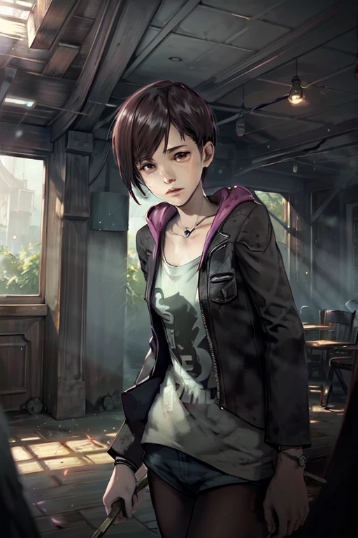 (masterpiece, best quality:1.3)
MoiraRE, 1girl, solo, short hair, urban park, morning, quiet and peaceful with soft morning light lake, fantasy, intricate, elegant, digital painting, trending on artstation, concept art, soft focus, illustration