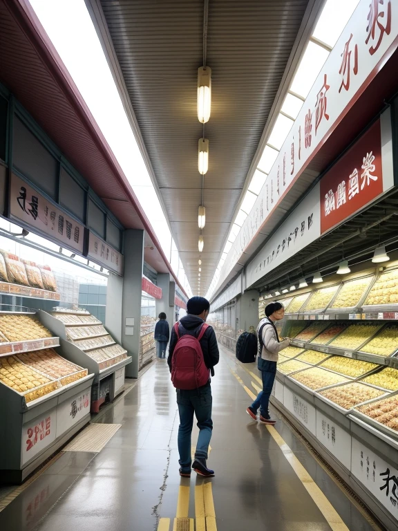 Chinese tourists are buying it all、Toyosu Market is deserted, like a ruin with nothing left.