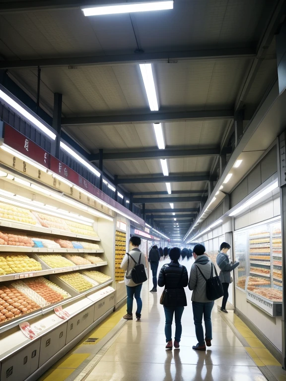 Chinese tourists are buying it all、Toyosu Market is deserted, like a ruin with nothing left.