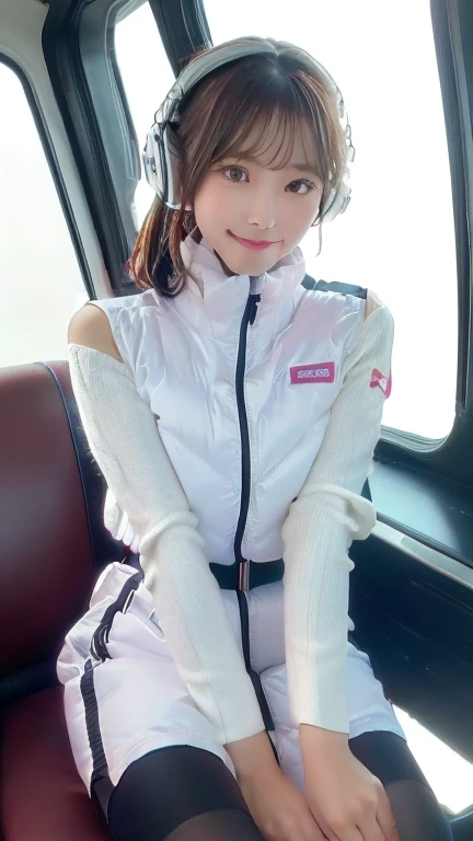 (masterpiece:1.5)、(Realistic:1.5)、(highest quality:1.4、8k、RAW Photos)、
Ultra-high resolution、Professional Lighting、Perfect dynamic composition、Photographed indoors、
Film Grain、chromatic aberration、(Bokeh:1.1)、
Frank、Sophisticated、charm、Ultra-realistic、Attention to detail、Golden Ratio、
(1 girl)、Slender girl、Delicate and charming girl、Cute Woman:1.4、
Serious expression、Looking at the audience、Sculptural installation、Sit on the sofa and relax、
Light brown hair、Shiny Hair、Hairstyle: Ponytail、
real skin、
Shut your mouth.、Beautiful Eyes、double eyelid、Thin arms、、
、Show off your thighs,(astrovest):5,(shiny white log downvest):3,BREAK ((Detailed face, Professional photography)), ((NSFW, zettai ryouiki, 1 girl)), Ultra-high resolution, (Realistic: 1.4), RAW Photos, highest quality, (PhotoRealistic Stick), concentrated, Soft Light, ((30 years old)), ((Japanese)), (( (Young Face))), (surface), (Depth of written boundary), masterpiece, (Realistic),(inside ISS):3, woman, ,astrovest:2,headphone:2,smartwatch,,bangs, ((1 girl)),(black sleeves):2,(black tights):2,inside spacestation,inside spacecraft,,zero gravity,smile,open leg,blush:1.5,hidden hands,neotech