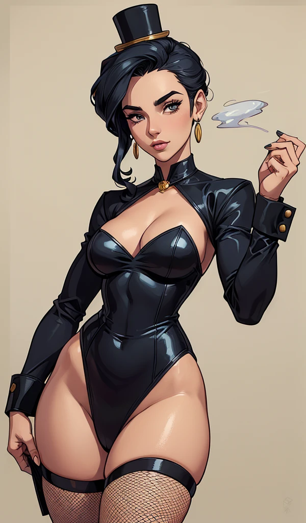 (High quality, best rendering),Catwoman from DC Comics, gigantic cleavage breasts, psychopath, Crazy face, Sexy pose, 2 pieces outfit, No top, Pastel, Centered, Scale to fit the dimensions, Miniature tong, Tiny micro bikini, Pubic hair is exposed,camel-toe