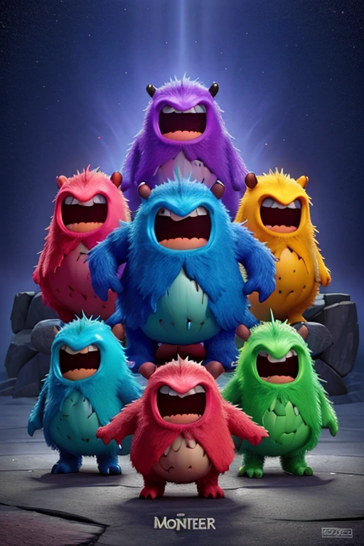 imagine new monsters with different colors