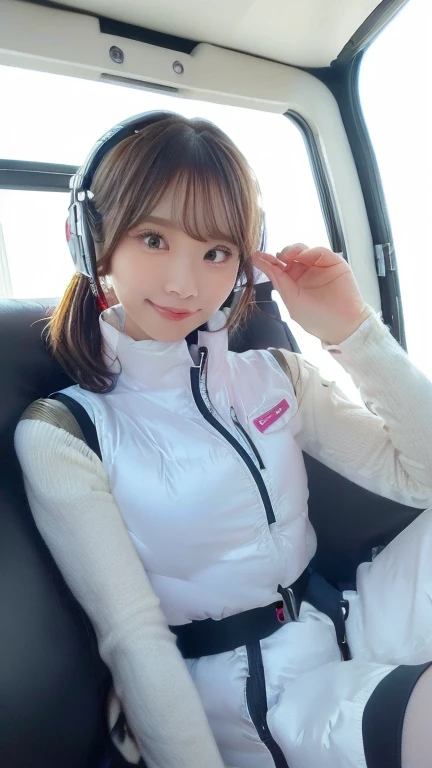 (masterpiece:1.5)、(Realistic:1.5)、(highest quality:1.4、8k、RAW Photos)、
Ultra-high resolution、Professional Lighting、Perfect dynamic composition、Photographed indoors、
Film Grain、chromatic aberration、(Bokeh:1.1)、
Frank、Sophisticated、charm、Ultra-realistic、Attention to detail、Golden Ratio、
(1 girl)、Slender girl、Delicate and charming girl、Cute Woman:1.4、
Serious expression、Looking at the audience、Sculptural installation、Sit on the sofa and relax、
Light brown hair、Shiny Hair、Hairstyle: Ponytail、
real skin、
Shut your mouth.、Beautiful Eyes、double eyelid、Thin arms、、
、Show off your thighs,(astrovest):5,(shiny white log downvest):3,BREAK ((Detailed face, Professional photography)), ((NSFW, zettai ryouiki, 1 girl)), Ultra-high resolution, (Realistic: 1.4), RAW Photos, highest quality, (PhotoRealistic Stick), concentrated, Soft Light, ((30 years old)), ((Japanese)), (( (Young Face))), (surface), (Depth of written boundary), masterpiece, (Realistic),(inside ISS):3, woman, ,astrovest:2,headphone:2,smartwatch,,bangs, ((1 girl)),(black sleeves):2,(black tights):2,inside spacestation,inside spacecraft,,zero gravity,smile,open leg,blush:1.5,hidden hands,neotech