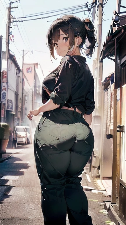 (must be follow these prompts:2),masterpiece, best quality, extremely detailed,photorealistic,(one woman:2),(alone:1.5),(genuine japanese looks:1.5),(japanese pretty woman:1.5),(adult woman but girly looks:1.4),(girlish face:1.6),(casual clothes on:1.4),(adorable face:1.4),(in tokyo:1.4),(a little plump face:1.5),(a little tiny height:1.3),(a little fat legs:1.3),(a little short regs:1.2),(a little plump hip:1.3),(natural face:1.8),(hardened chino pants is vital for her:1.5),(remarkable hardened chino pants on:1.5),(usual face:1.6),(must be her chino pants on:1.5),(she looks like japanese idol:1.5),(do not cut out her clothes:1.5),(normal body structures:1.9),(displayed one woman on single picture:2),(irresistible voluptuous body style:1.5),(must be fully clothes on:1.8),(a little plump japanese woman:1.2),(a little plump legs:1.3),(ejaculated in her arsehole again and again but her chino pants on:1.7),(she is very tired to faint away but her clothes on:1.8),(she looks exhausted with viscously clothes on:1.8),(her booty is too frousy but her chino pants on:1.7),(viscously arsehole and vagina but her chino pants on:1.6),(she looks like a ta:1.7),(numerous cum in her vagina but her chino pants on:1.8),(unbelievably creampied but her chino pants on too much:1.8),(ejaculated in her pussy again and again but her chino pants on too much:1.9),(numerous cum on her crotch area behind her chino pants on too much:1.6),(oldest cum remains inner chino pants too much:1.9),(her chino pants thoroughly penetrated with oldest semen:1.6),(her inner chino pants is viscous:1.9),(her arsehole is creampied but her chino pants on:1.8),(her arsehole is baggy after annual sex but her chino pants on:1.9),(oldest seminal stains increased:2),(repeated gang-rape to her double holes but invisible it beyond her chino pants far too much:1.9),(multiple raped and creampied every night but invisible it beyond her chino pants far too much:1.9),(usual face and usual life:2.3)