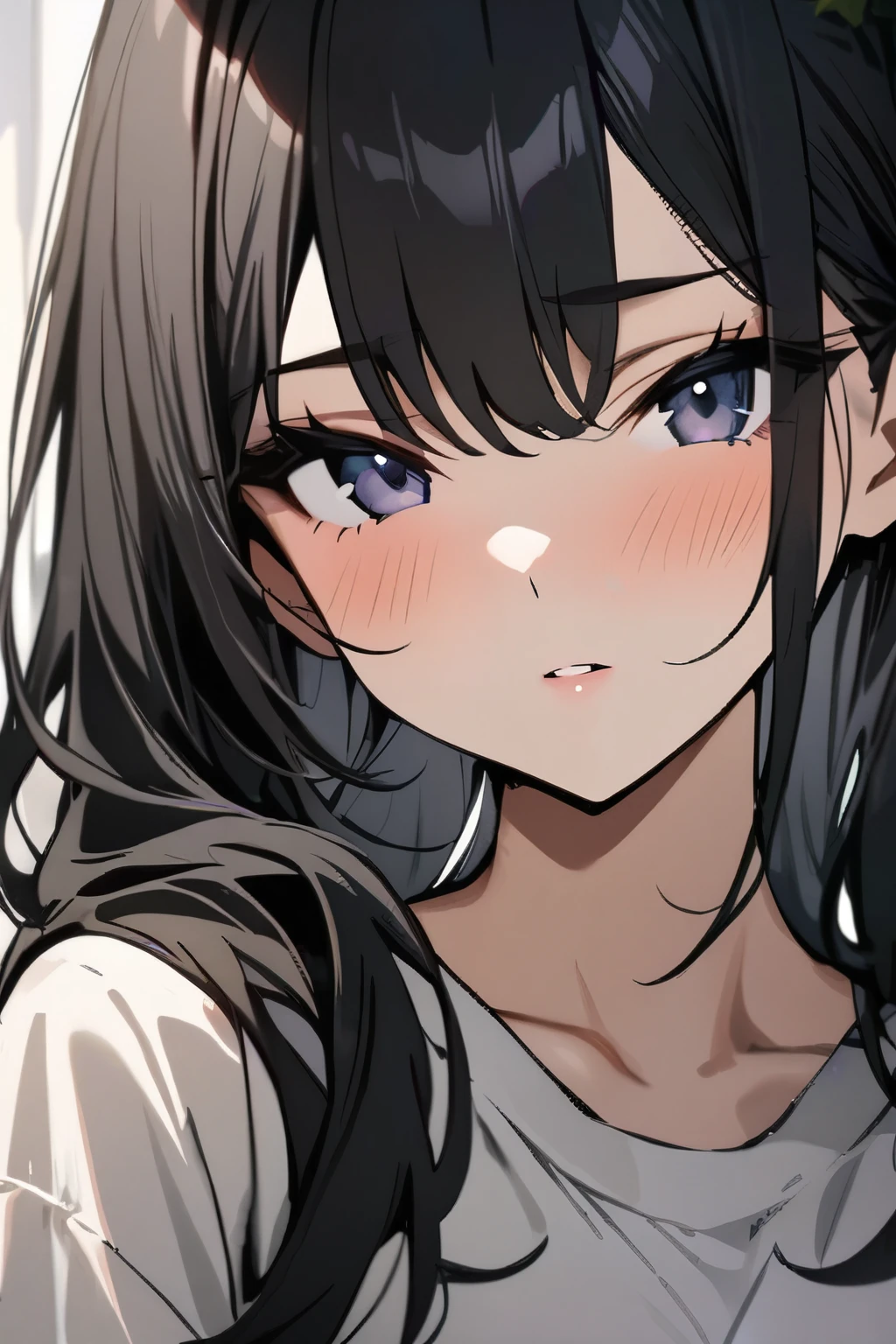 Masterpiece, best quality, beautiful girl, beautiful face, long black hair,