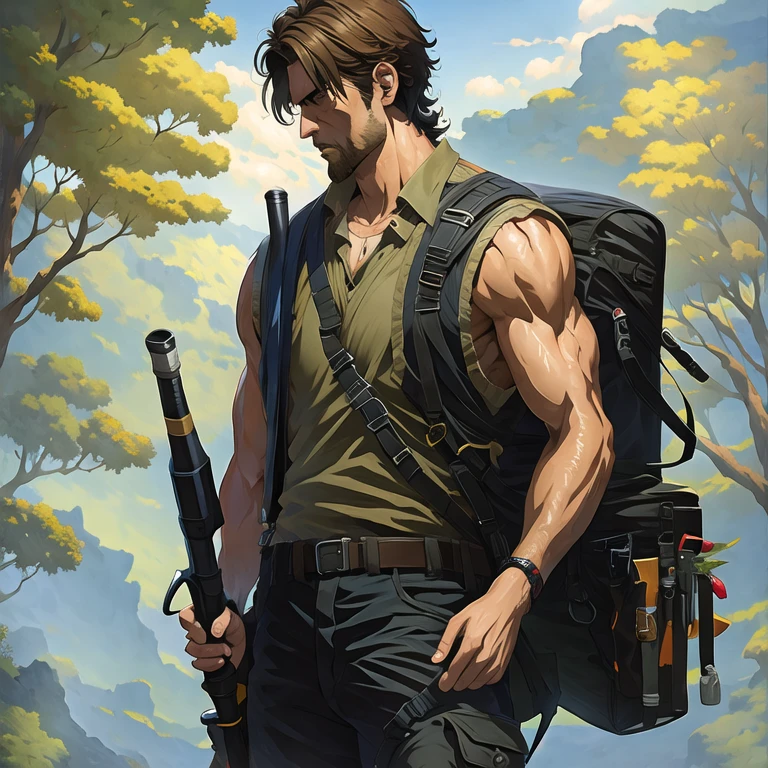 (masterpiece, best quality:1.2), 1man, solo